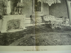 The Queen's Sitting Room, The Hague, Holland, EUR, 1898, Unknown