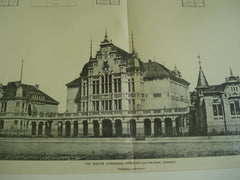 The Goethe Gymnasium, Frankfort-on-the-Main, Germany, EUR, 1898, Frobenius