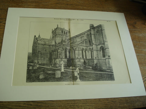 Southwell Cathedral From South-East, Nottinghamshire, England, UK, 1898, Unknown