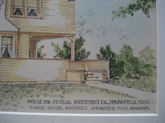 House for Mutual Investment Co. , Springfield, MA, 1897, G. Wood Taylor