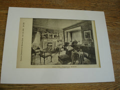 Drawing Room: Thurstonville, Beckenham, England, UK, 1898, Francis Hooper
