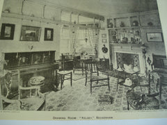 Drawing Room: Kelsey, Beckenham, England, UK, 1898, Francis Hooper