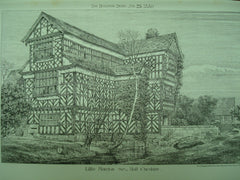 Little Moreton Hall , Cheshire, England, UK, 1880, Unknown
