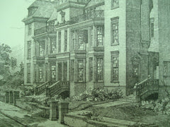 Four Houses for C. S. Robinson, Stoneygate, Leicester, England, UK, 1880, Unknown
