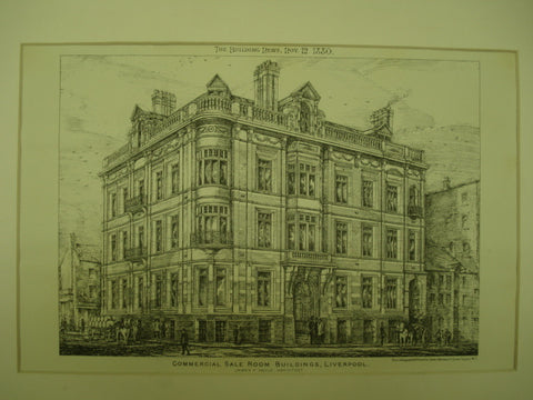 Commercial Sale Room Buildings , Liverpool, England, UK, 1880, James F. Doyle