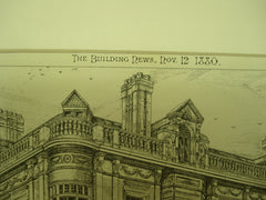 Commercial Sale Room Buildings , Liverpool, England, UK, 1880, James F. Doyle
