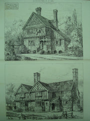 Lodge and Cottages for L. J. Baker, Esq., Haydon, England, UK, 1880, Ernest, George & Peto