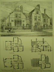 Lugar Lodge, Mr. Colin Hunter's House & Studio, Kensington, England, UK, 1880, John. J. Stevenson