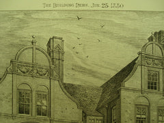 Lugar Lodge, Mr. Colin Hunter's House & Studio, Kensington, England, UK, 1880, John. J. Stevenson