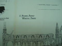 St. Hilda's Abbey , Whitby, York, England, UK, 1880, Unknown