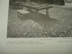 Library of J. Pierpont Morgan, Esq., New York, NY, 1909, McKim, Mead & White