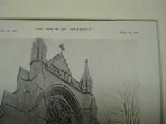 Saint Paul's Cathdral , Detroit, MI, 1911, Messrs. Cram, Goodhue & Ferguson