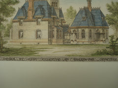 Lodges at the East Entrance of Greenwood Cemetery , Brooklyn, NY, 1878, Richard M. Upjohn