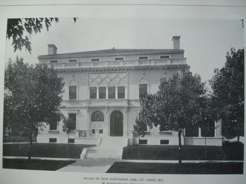 House of Reid Northrup, Esq., St. Louis, MO, 1903, W. Albert Swasey