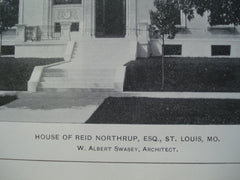 House of Reid Northrup, Esq., St. Louis, MO, 1903, W. Albert Swasey
