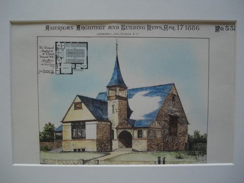 Tremont Baptist Church , Tremont, NY, 1886, Frank F. Ward