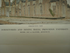 Dormitories and Dining Halls at Princeton University, Princeton, NJ, 1913, Messrs. Day & Klauder