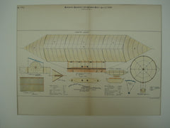 Aeroplane of Dr. A. DeBausset, Inventor and Constructor of the Transcontinental Aerial Navigation Company, Chicago, IL, 1890, Dr. A. DeBausset