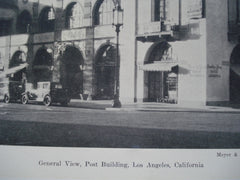 General View of the Post Building , Los Angeles, CA, 1930, Meyer & Holler, Inc