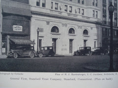 General View of the Stamford Trust Company , Stamford, CT, 1930, H.J. Hardenberger, J.C. Jacobsen
