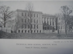 Technical High School , Newton, MA, 1911, George F. Newton