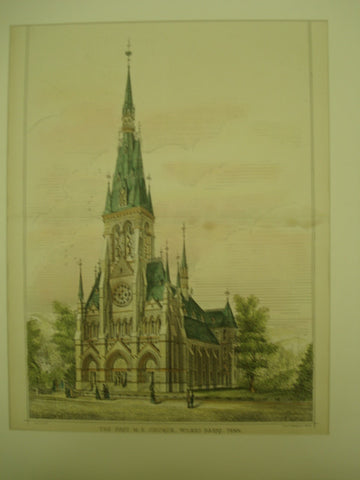 First M. E. Church, Wilkes Barre, PA, 1890, James R. Osgood & Co.