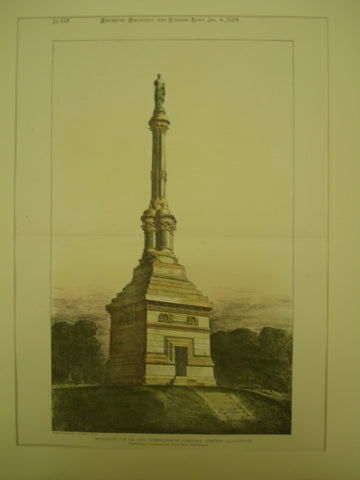 Mausoleum for the Late Thomas C. Duncan at the Uniondale Cemetery , Allegheny, PA, 1879, Theophilus P. Chandler, Jr.