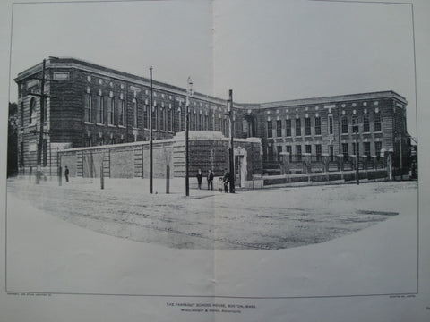 Farragut School House , Boston, MA, 1904, Wheelwright & Haven