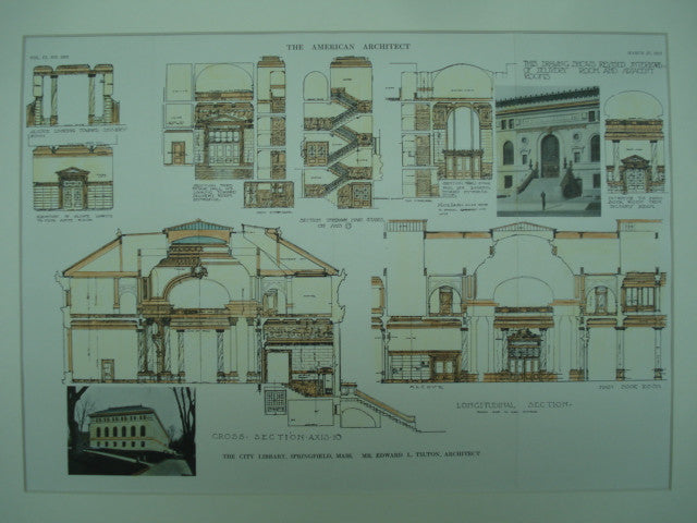 City Library , Springfield, MA, 1912, Mr. Edward L. Tilton – St. Croix ...
