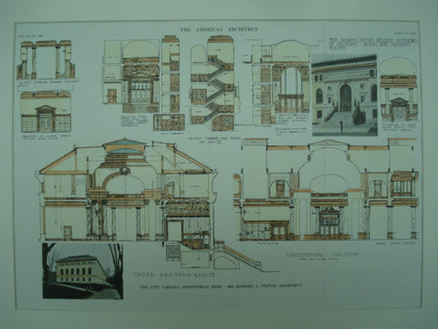 City Library , Springfield, MA, 1912, Mr. Edward L. Tilton