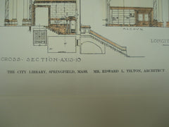 City Library , Springfield, MA, 1912, Mr. Edward L. Tilton