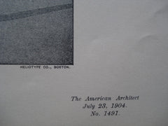 House of Albert Stone, Esq on Bay State Road and Sherborn St., Boston, MA, 1904, Fehmer & Page