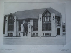 Entrance Front: Palisades Trust and Guaranty Co., Englewood, NJ, 1907, Aymar Embury, IId