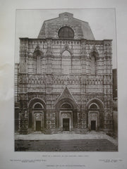 Front of S. Giovanni or the Bapistery , Siena, Italy, EUR, 1907, Unknown