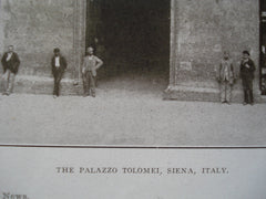Palazzo Tolomei , Siena, Italy, EUR, 1907, Unknown
