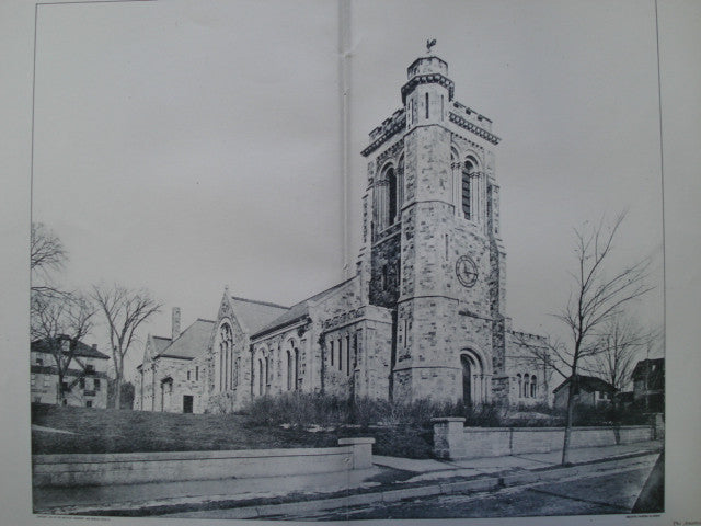 Congregational Church , Whitinsville, MA, 1903, Shepley, Rutan & Coolidge