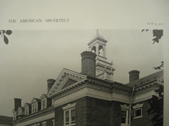State Asylum for the Chronic Insane, Wernersville, PA, 1911, Rankin, Kellogg & Crane