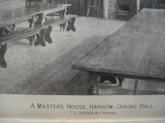 Master's House Dining Hall in Harrow, London, England, UK, 1890, T.G. Jackson