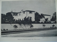 House for Mr. I. Eisner , Los Angeles, CA, 1927, Gordon B. Kaufmann