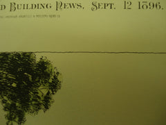 House for J. S. Flower, Denver, CO, 1896, Wm. Cowe