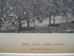 Grand Hotel , Vienna, Austria, EUR, 1890, Carl Tietz