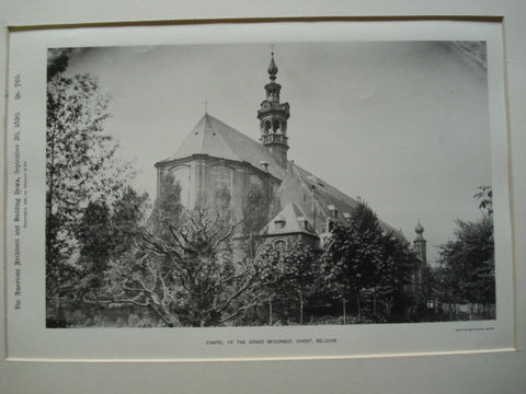 Chapel of the Grand Beguinage , Ghent, Beligum, EUR, 1890, Unknown