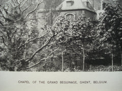 Chapel of the Grand Beguinage , Ghent, Beligum, EUR, 1890, Unknown
