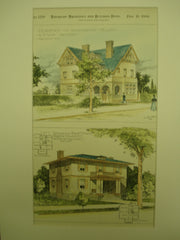 Houses designed by W. B. Wood , Washington DC, 1900, W. B. Wood