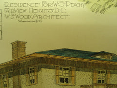 Houses designed by W. B. Wood , Washington DC, 1900, W. B. Wood