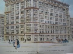 Store and Factory Building for Henry Heide, Esq on Hudson and Vandam Streets , New York, NY, 1897, De Lemos & Cordes