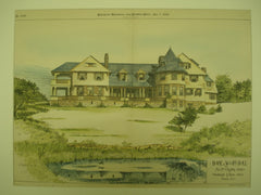 House for Mr. M. Ogden Jones , Wood's Holl, MA, 1889, Wheelright & Haven