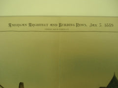 House for Mr. M. Ogden Jones , Wood's Holl, MA, 1889, Wheelright & Haven
