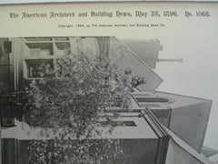 Club-House of the St. Louis Club on Twenty-Ninth Street , St. Louis, MO, 1896, Peabody, Stearns & Furber