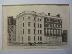 Houses on Commonwealth Avenue , Boston, MA, 1894, Peabody and Stearns & McKim, Mead and White